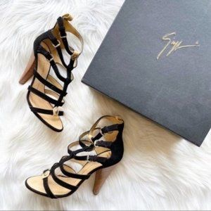 Giuseppe Zanotti Suede Strappy Gladiator Sandals